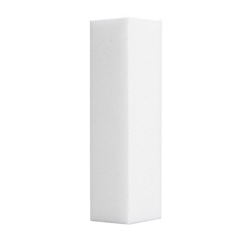 Esponja blanca para limar uñas, bloque de tope de lijado acrílico para manicura y pedicura, 1/3/5/10 Uds.: 1PC