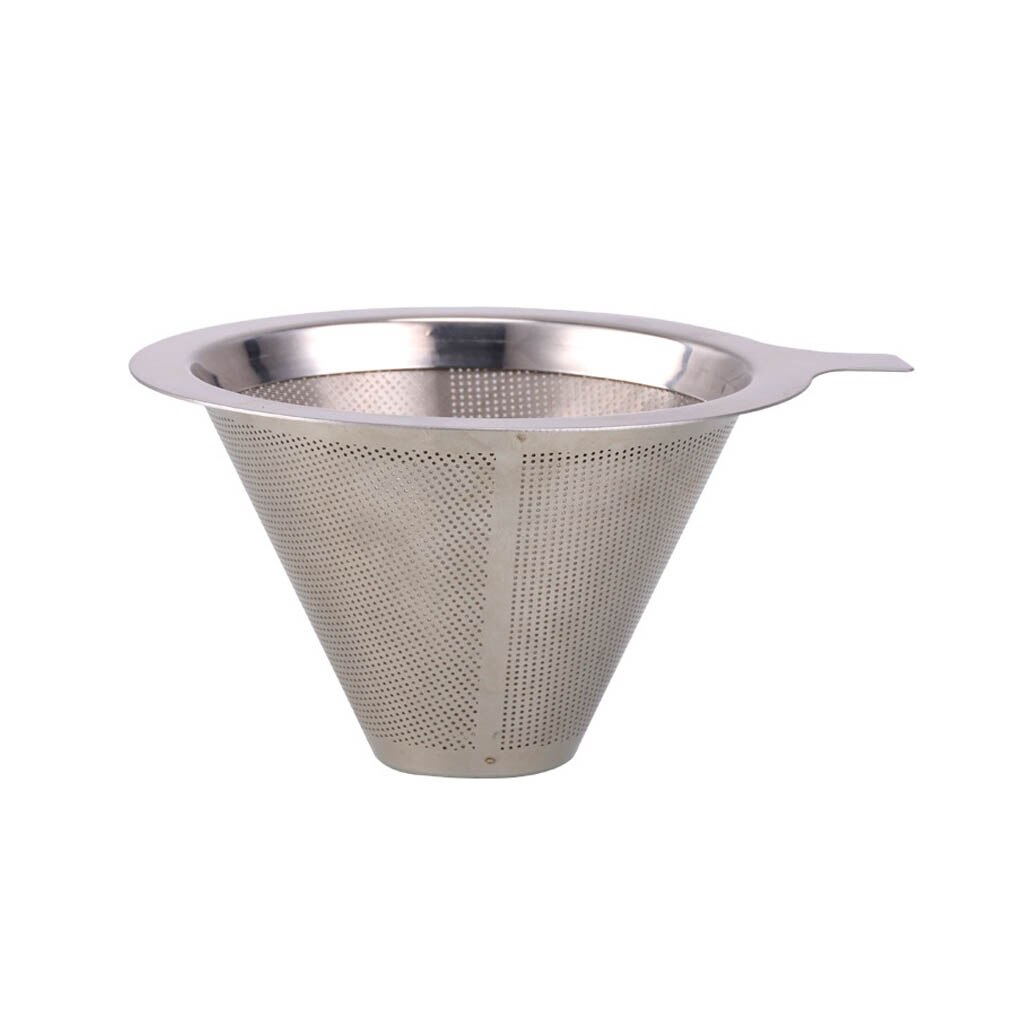 Double Handles Tea Infuser with Lid Stainless Steel Fine Mesh Coffee Filter Teapot Cup Hanging Loose Leaf Tea Strainer: 2
