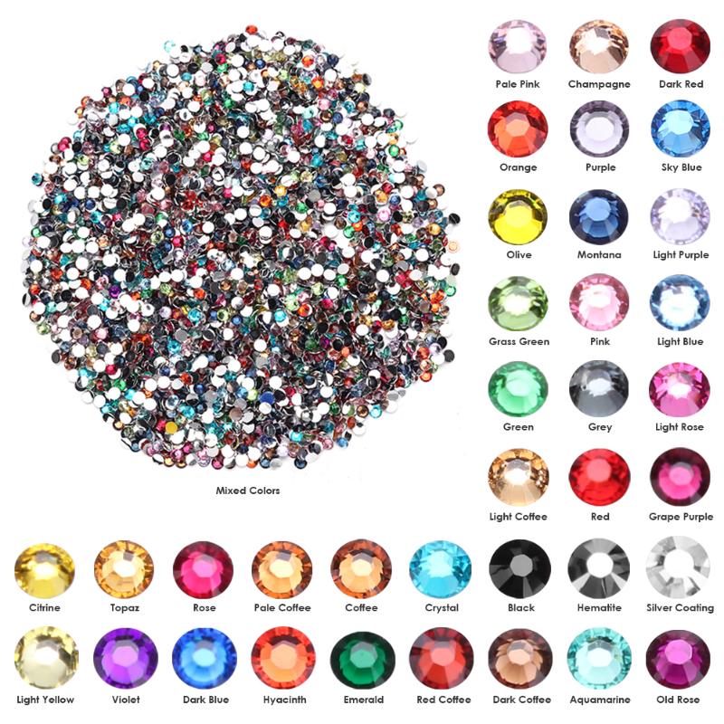 30g 4mm Funkelnden Acryl Edelstein Flache Rückseite Kristall Strass für DIY Nagel Kunst Auto Bretter Brautkleider Kleider