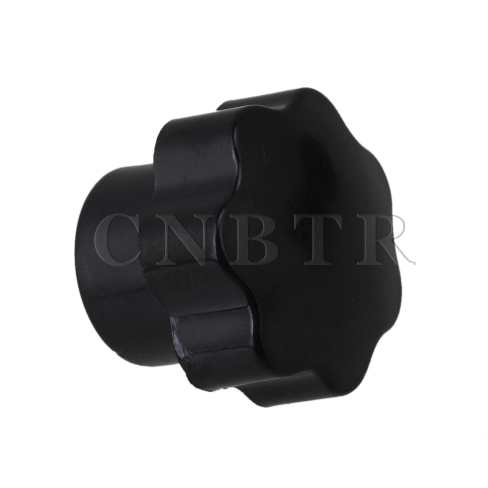 CNBTR 5 pièces noir bakélite vis sur Type étoile tête de serrage bouton M8 filetage femelle Dia