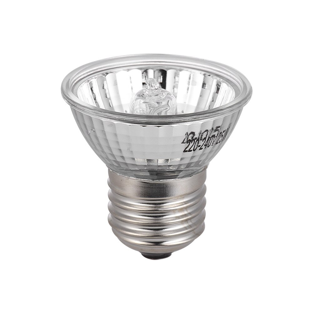 25w e27 halogen varmepære til krybdyr opvarmning lampe uva uvb basking lampe varmelegeme pære til krybdyr firben skildpadde akvarium