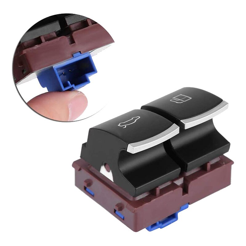 Chromen schakelaar voor het ontgrendelen van de brandstoftank in de kofferbak voor passat  b6, jetta  mk6, eos  cc 35 , d, 2, 959903 3 , 0959903b