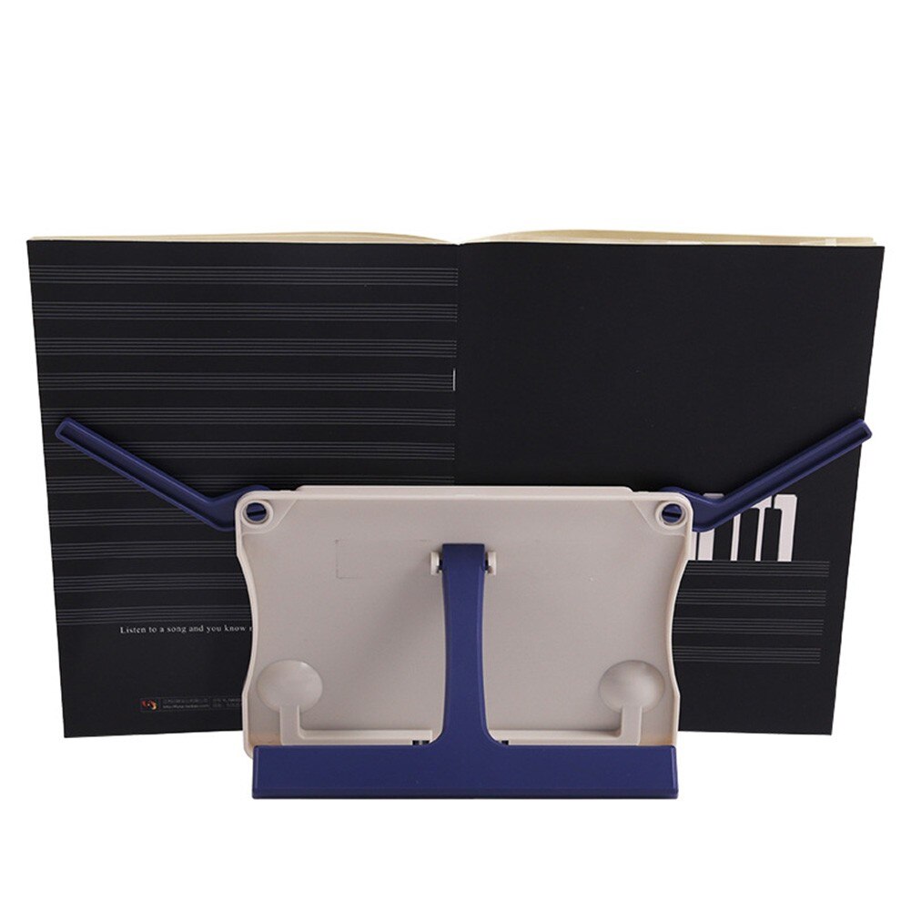 Folding Portable Desktop Sheet Music Book Stand Holder Table Top Cook Bookend Reading Shelf Organizer Tablet Phone Bracket