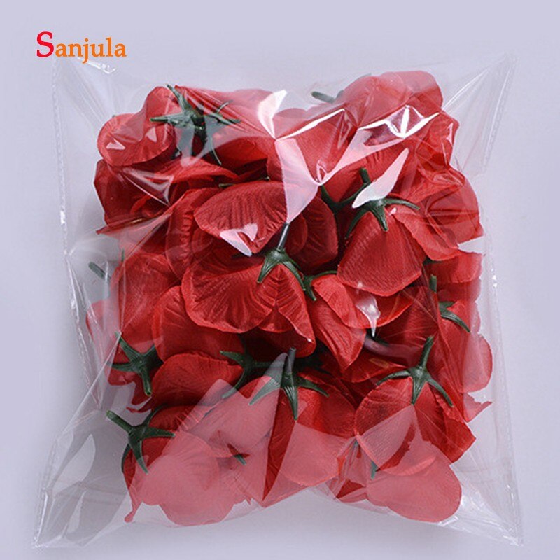 50pcs/lot Imitation Silk Rose Flower Head Artificial Handwork DIY Wedding Party /Propose Rose Petals Festival Accessories RS07