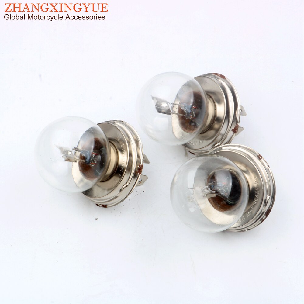 3PC P45T G40 12V-35/35W Headlight Bulb for Car Tractor Scooter Motorcycle ATV