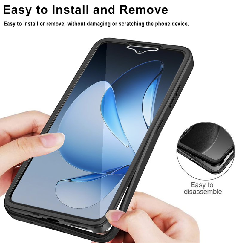 Protecteur d'écran complet 360, étui Transparent pour OPPO Reno 13 13F 13 F Reno13F Reno13 Pro, housse de téléphone antichoc