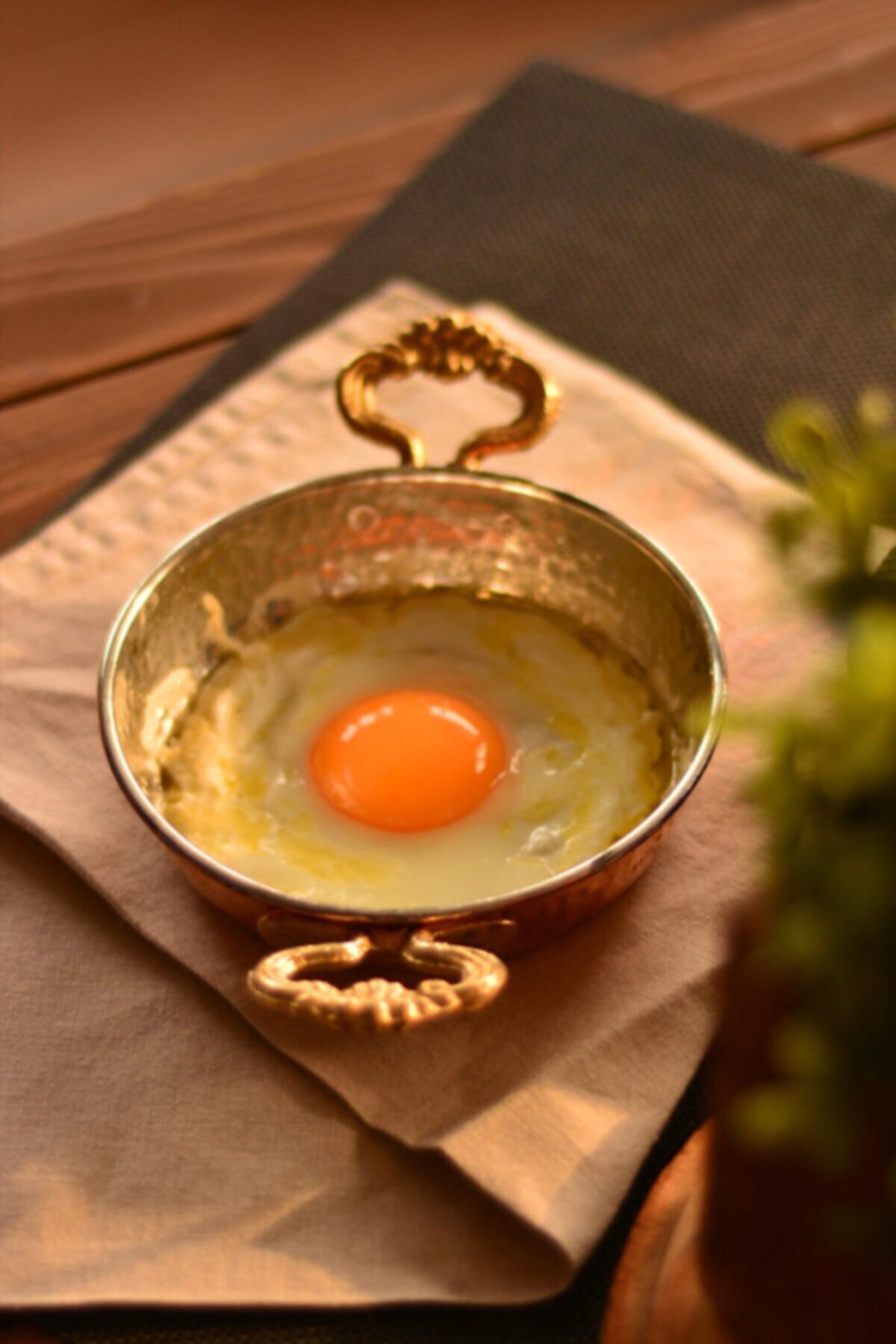 Keuken Koken Omelet Pan Koperen Hand Gehamerd Sahan