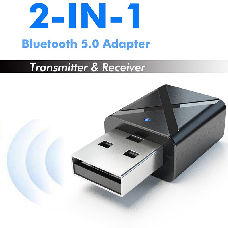 Bluetooth 5.0 o送受信機ミニステレオbluetooth aux rca usb 3.5ミリメートルジャックテレビpc用カーキットワイヤレスアダプタ