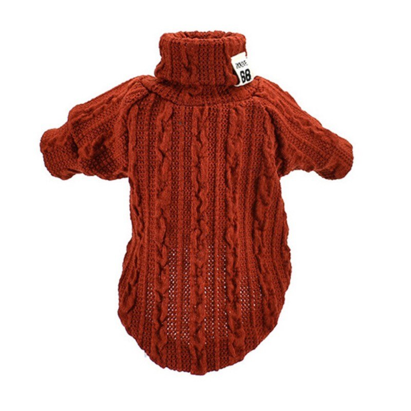 Honden gebreide truien winter warme kleding huisdier hond puppy gezellige jas kleding: Atc 0246o / Xs