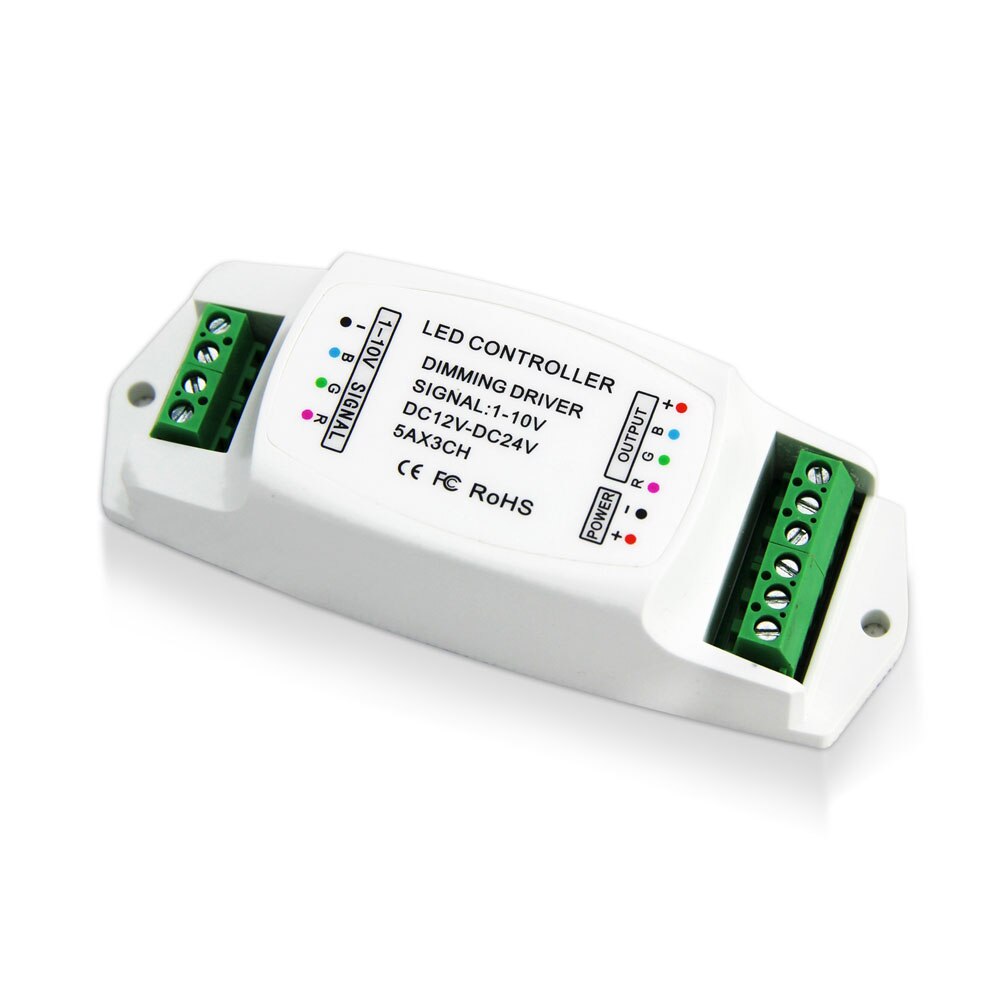 BC-330-5A LED Dimmen Driver 5A * 3CH 0-10 V LED Driver Constante Spanning PWM Driver BC-330-10A/1CH 0-10 v Dimmen Driver: BC-330-5A