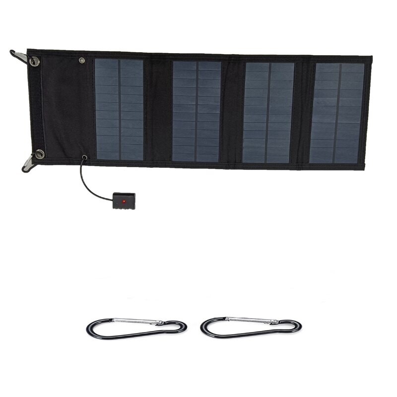10W Opvouwbare Solar Charger Power Bank 5V Outdoor Camping Wandelen Batterij Draagbare Zonnecellen Voor Mobiel Usb Opladen