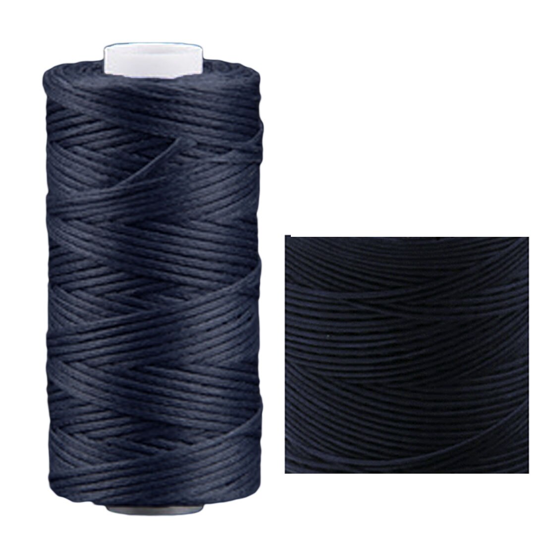50 m/Roll Handgemaakte Platte Gewaxte Sew Wax Lijn Draad Koord Naaien Craft Tool Hand Stiksels voor DIY Leer: 14