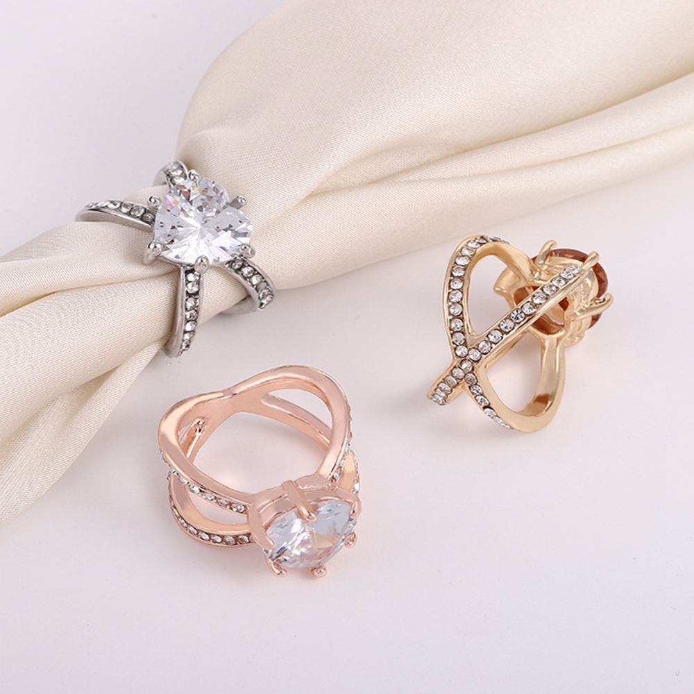 Broches écharpe en soie en métal strass, boucle châle anneau Clip écharpes attache accessoires vêtements