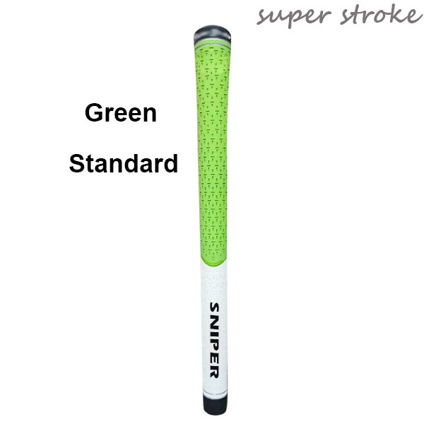 In  ss 13 stuks/partij standaard en middelgrote rubberen golfijzergrepen golfclubgrepen: Groene standaard