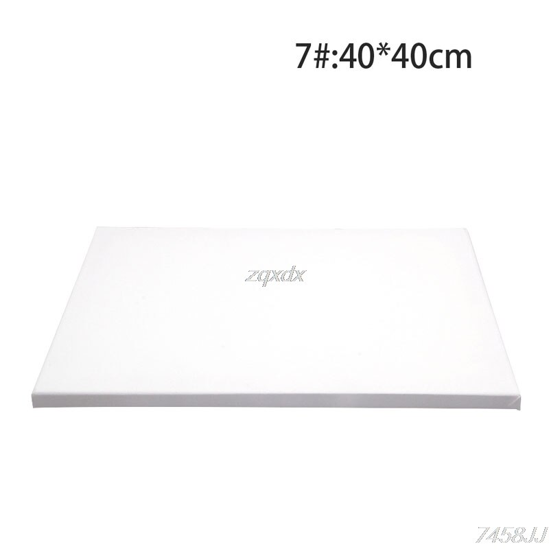 Painting Canvas Blank Cotton Canvas Panels Square Mounted Art Artist Boards Painting Tool Craft G12: 7