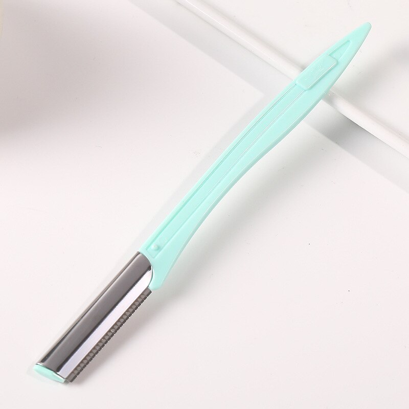 Recortador de cejas para mujer, depiladora Facial, herramientas de maquillaje para cejas: green