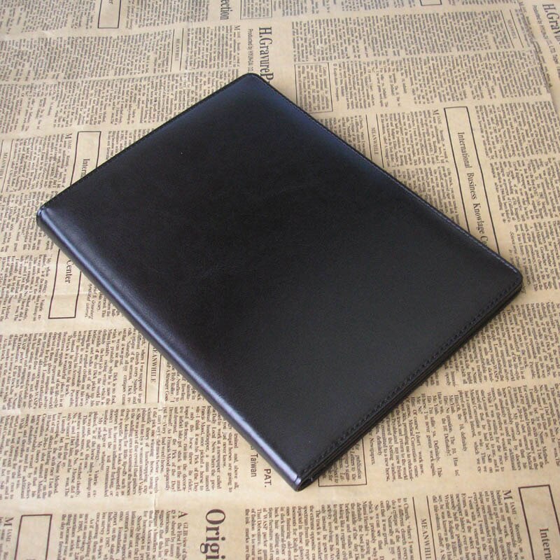 multi-functional A5 filing folder sales business manager contract folder office paper clipboard writing pad notepad calculator: black