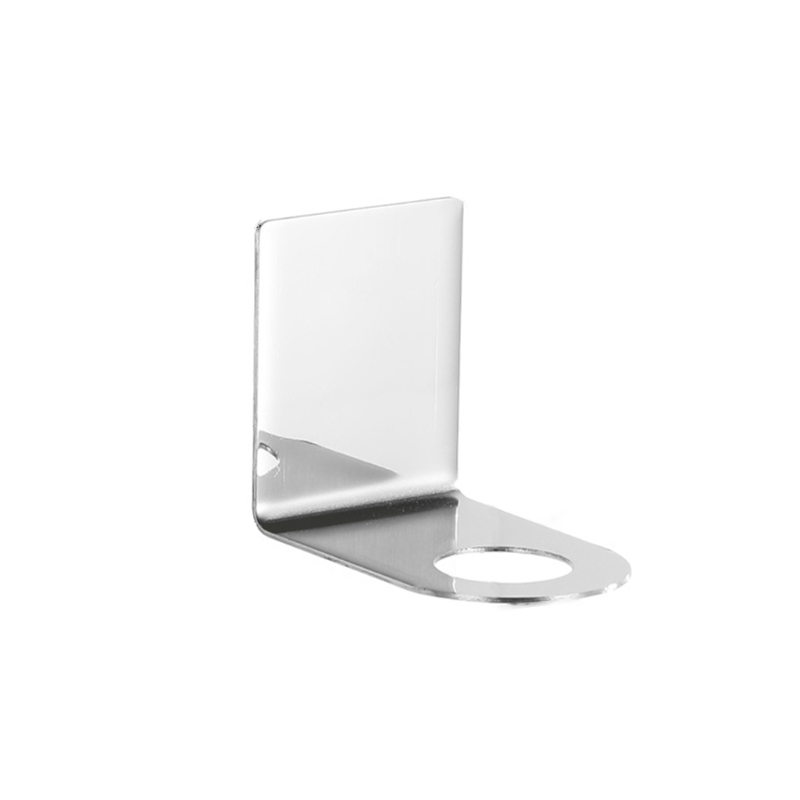 Estante para botellas Gel ducha, colgador colgante pared sin taladro, soporte pegamento, soporte para botella y: L / Transparente