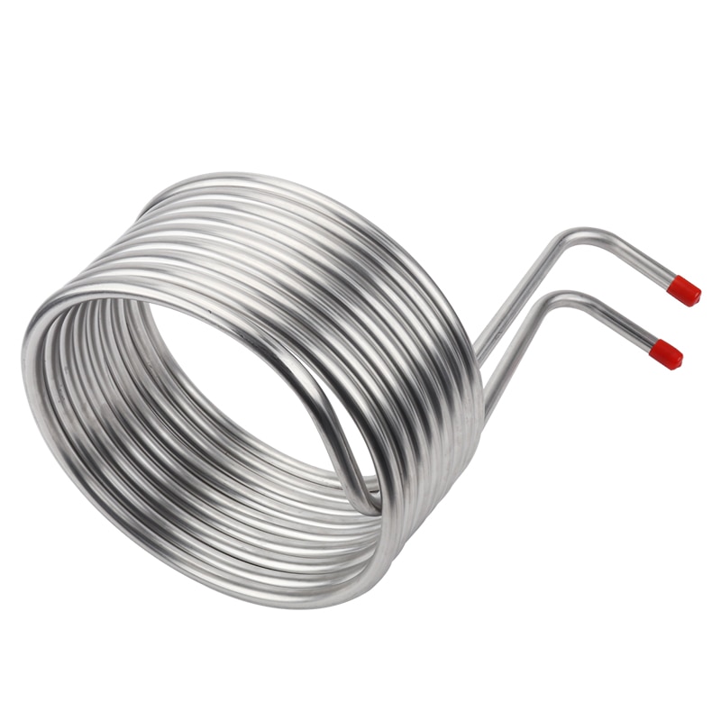 Homebrew Immersion Wort Chiller Food grade 304 stainless steel Beer Cooling Coil or malt juice cooler Super Efficient