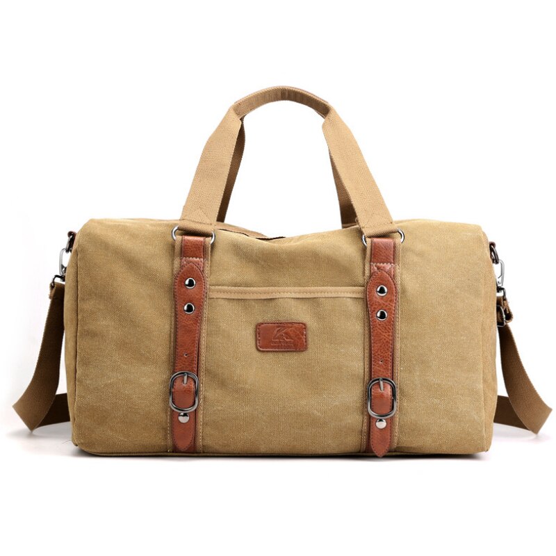 Bolso de mano deportivo para hombre, bolsa de viaje neutral para actividades al aire libre: Khaki