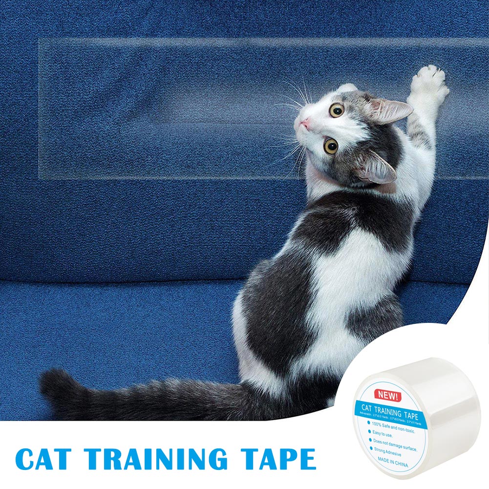 Cat Trainer Supplies Anti-stick Tape Pet Anti-grab Stickers Sofa Transparent Scratch-resistant Protective Tape