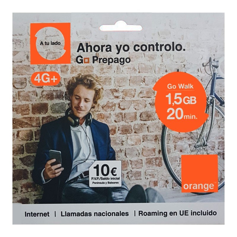 Tarjeta prepago Orange