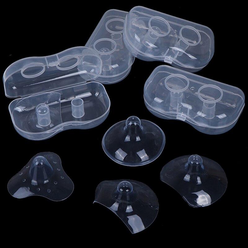 Protetores de mamilo de silicone mamilo mamilo protetores de alimentação mães protetores proteção capa amamentação mãe leite silicone mamilo
