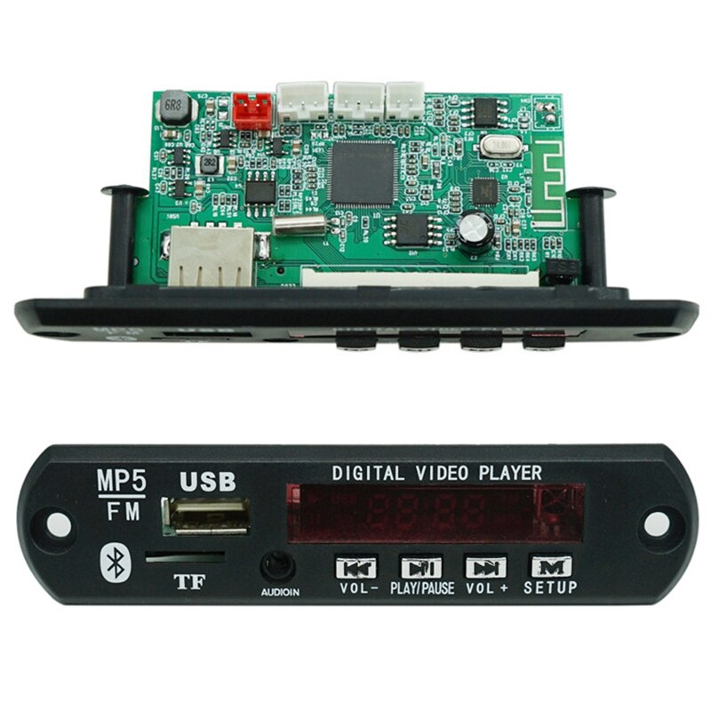 Video o Decoder Bluetooth 5.0 Lossless o Decoding Board Mp4 Mp5 Hd APE WAV MP3 Car Player