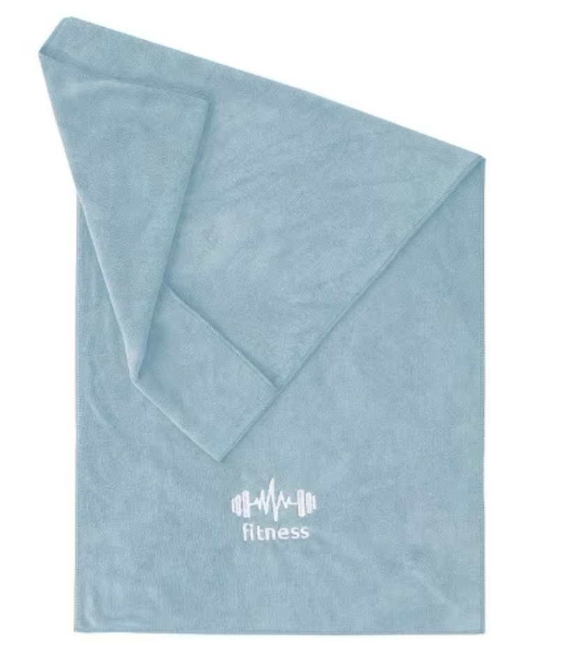 1-teiliges Schnell trocknendes Handtuch für draussen-Sport und Fitness / schweißabsorbierendes, schnell trocknendes Handtuch / draussen-Wanderhandtuch / Yoga-, Fitness-Handtuch: transparent