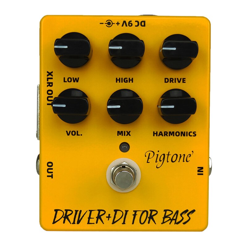 Pigtone PP-15 Driver Difor bass guitar pedal acoustic electric guitar accessories parts effects pedals Real bypas: Default Title