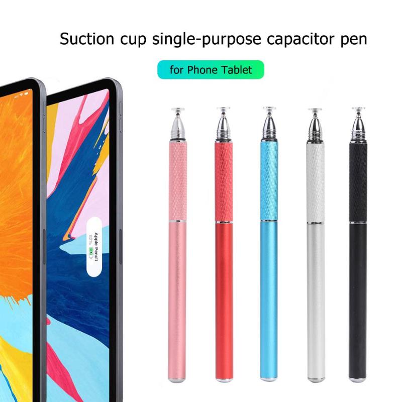 5 couleurs stylo capacitif écran tactile dessin Styluses stylo w/conducteur tactile ventouse capacitif ventouse stylet écran tactile stylo