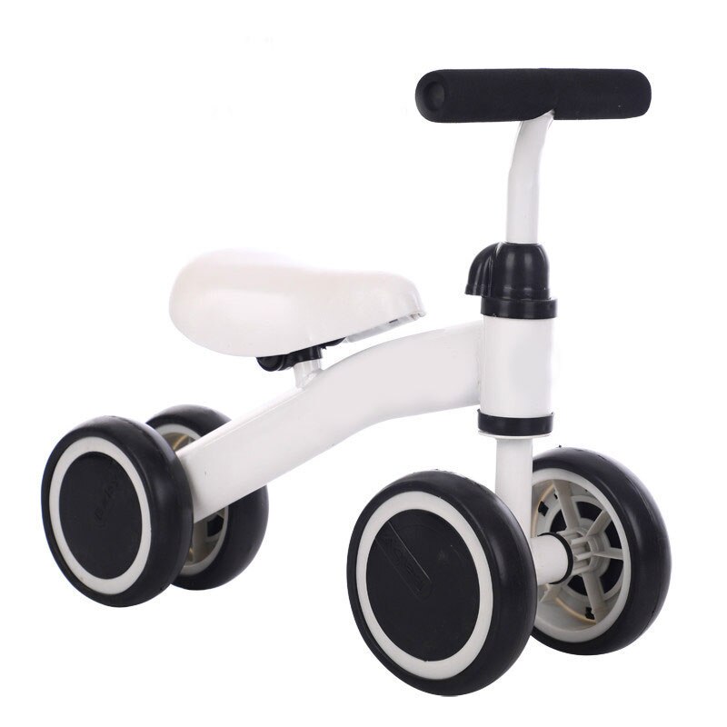 Baby Balance Bike Kids Indoor Outdoor Toddler Walk Bike Kids Push Bike Bicycle for Kids Ages 12-24 Months BM88: White