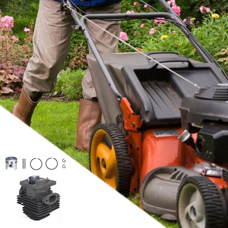 CMCP Lawn Mower Cylinder Piston Kit Set For TL33 CG330 1E36F Dia 36mm Brush Cutter Grass Trimmer Cylinder Set