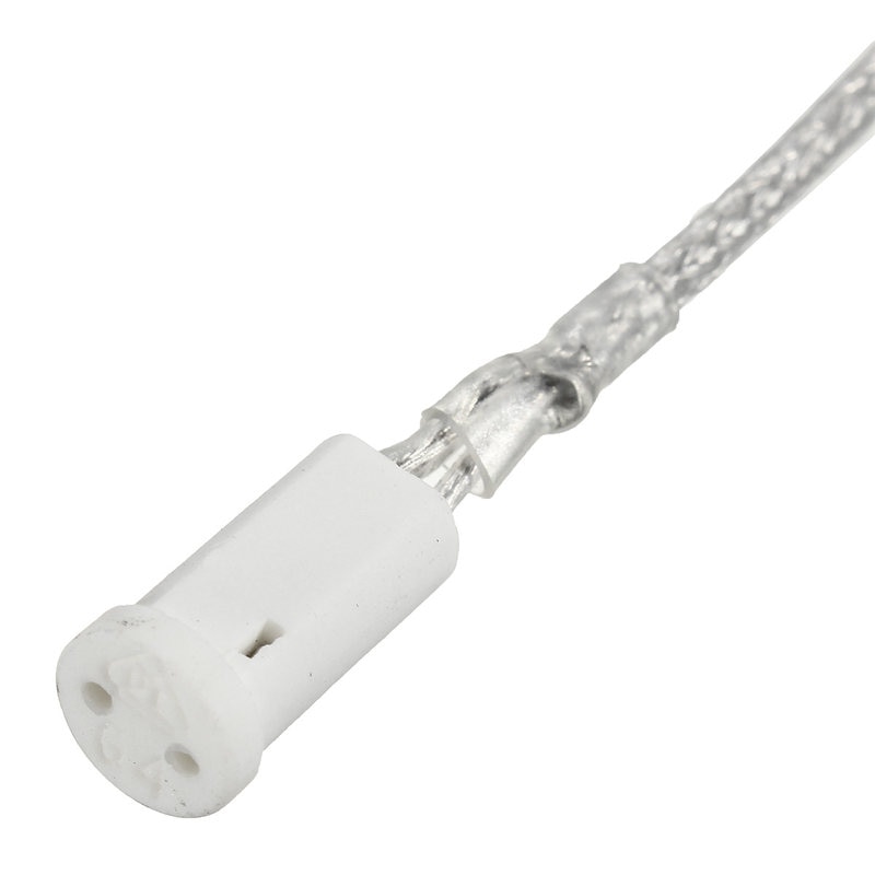 Douille de lampe G4 support de lumière connecteur 50/100/200 cm céramique/plastique LED ampoule halogène accessoires d'éclairage PVC 12 V: Ceramic socket / 200cm