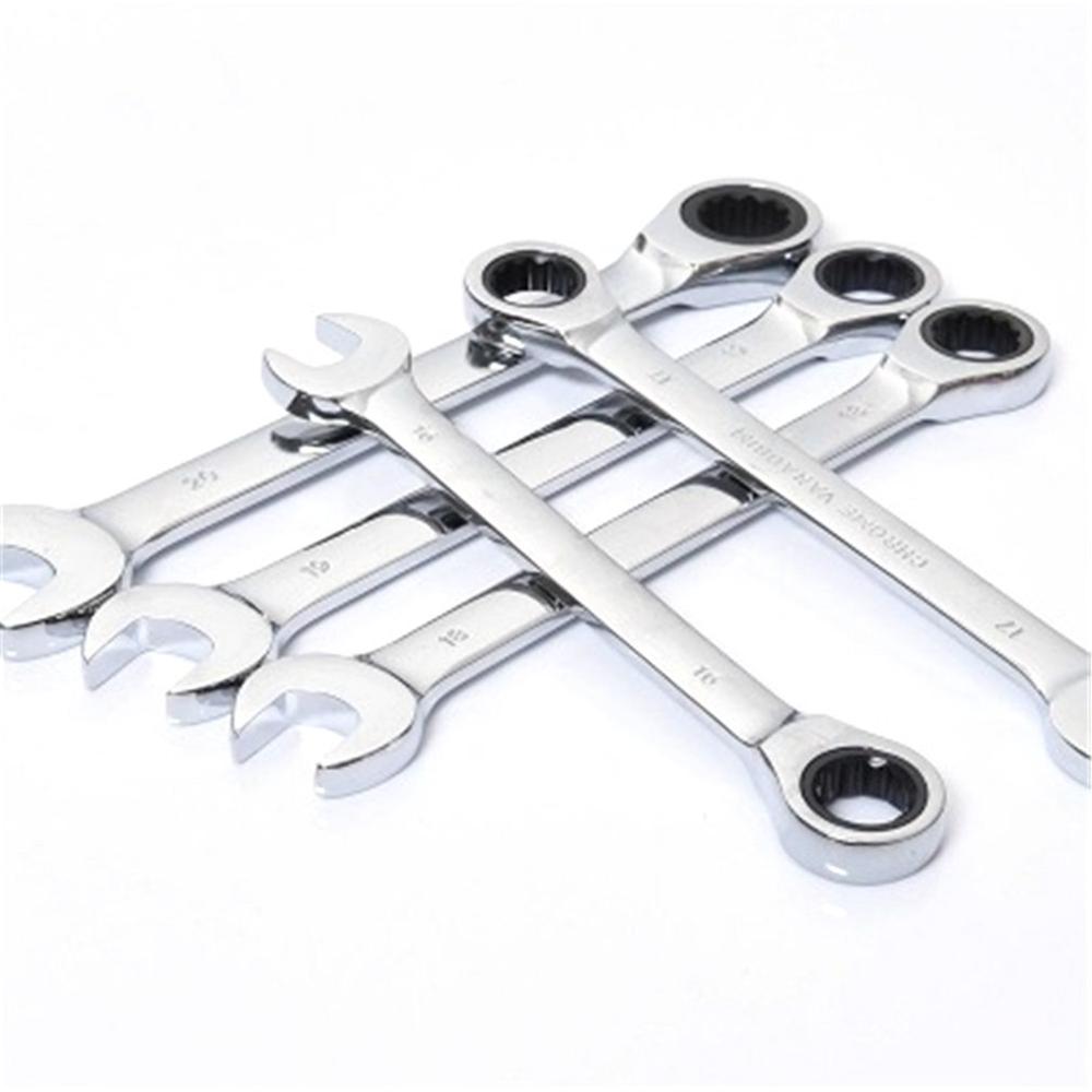 Llave de doble uso fija de trinquete de , llave de flor de ciruela de apertura rápida, herramienta de Hardware, 1 Uds., 9mm