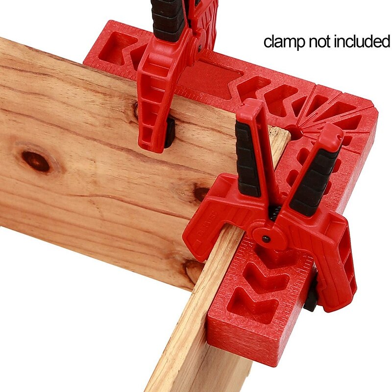 2 Pc 6 Inch Positioning Square, 90 Degree Right Angle Clamp Carpentry Corner Clamp