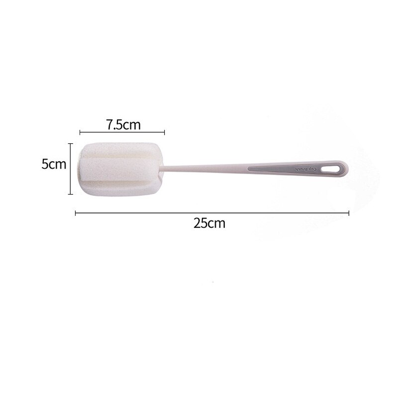 Lange Handvat Babymelk Zuigfles Spons Borstel Tepel Cleaner Multifunctionele Huishoudelijke Cup Reinigingsborstel Baby Accessoires