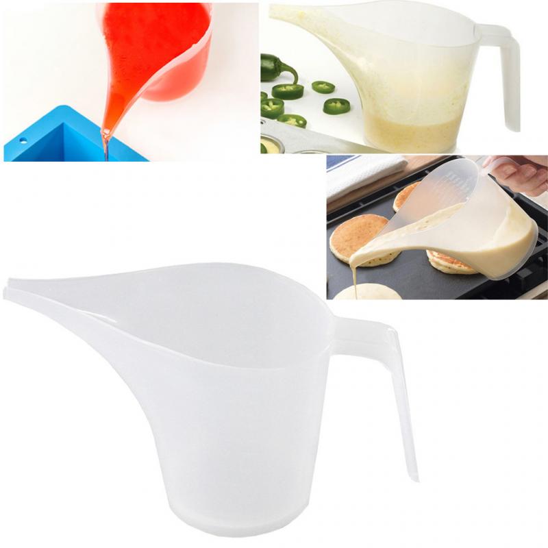 900ml Pannenkoek Beslag Dispenser Cupcake Handheld Dispenser Beslag Trechter Maatbeker Bakgereedschap P