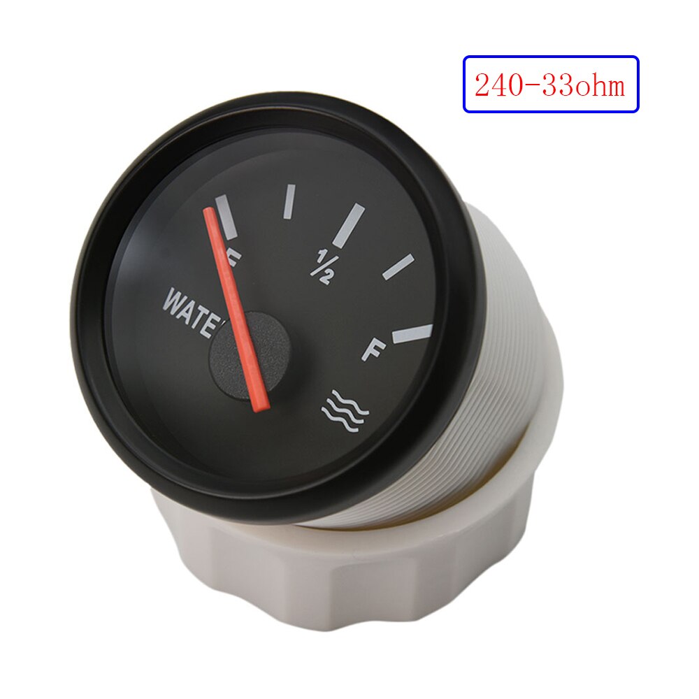 150-600MM Water Level Sensor with 52MM Water Level Gauge 0-190ohm Water Tank Level Indicator Meter Empty to Full for Marine Boat: 600MM 240-33ohm