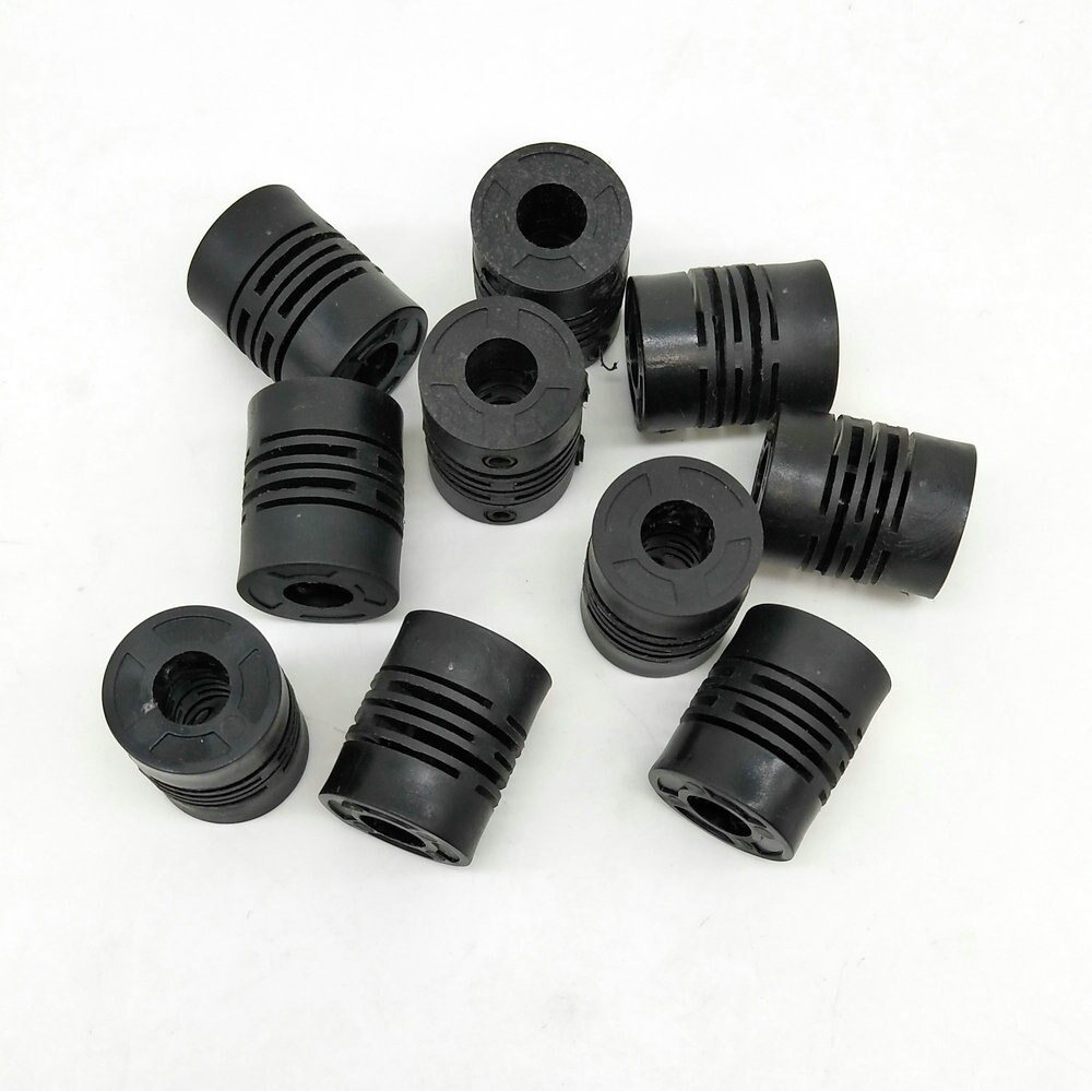 Good RH Nylon Plastic Flexible coupling 4 6 8 mm inner bore omron E6B2 encoder shaft coupler 10pcs/pack