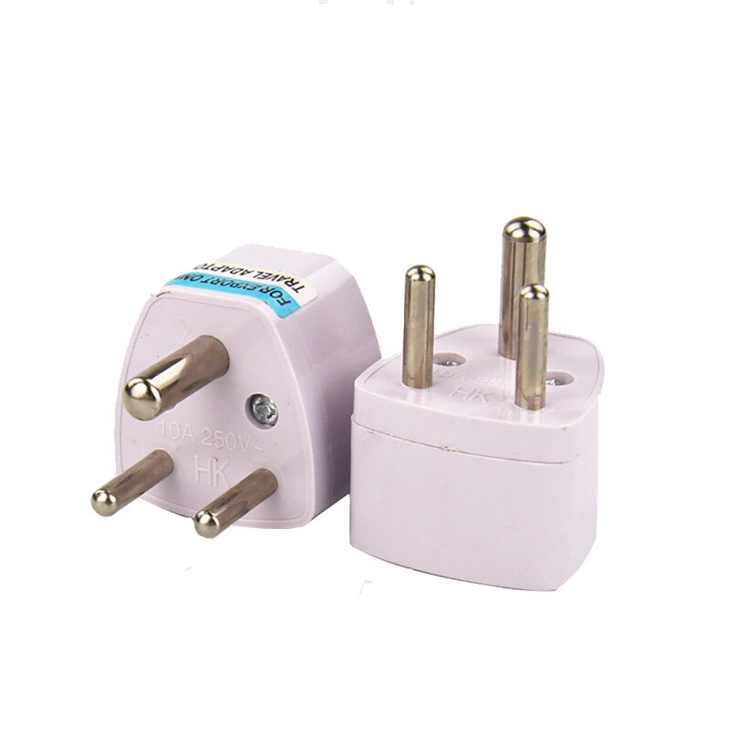 Universal UK/US/EU/AU to South Africa 3 pin Travel Power Adapter Plug 0815