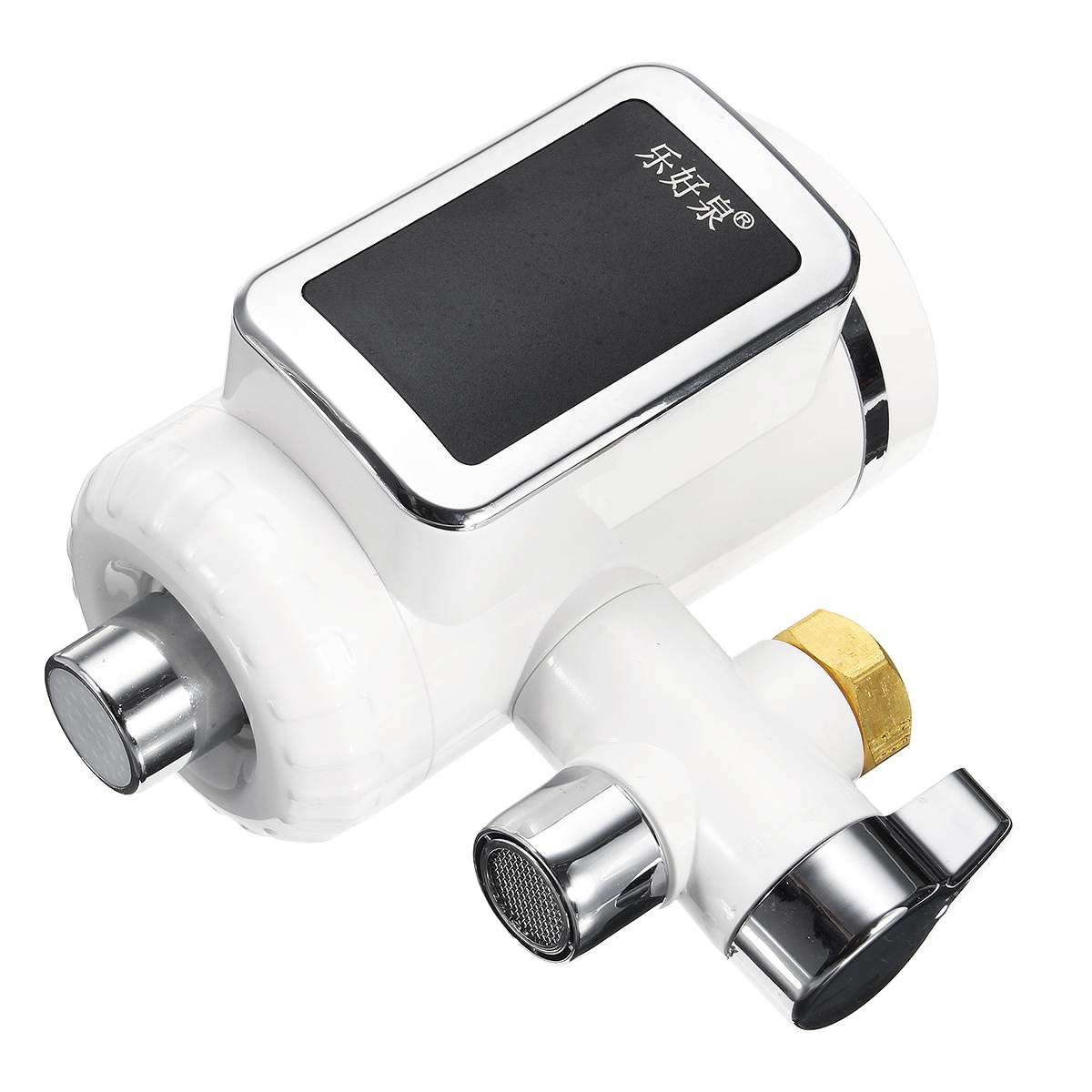 Electric Faucet Water Heater Kitchen Cold Heating Faucet Tankless Digital Instantaneous and cold Water Tap with Adapter