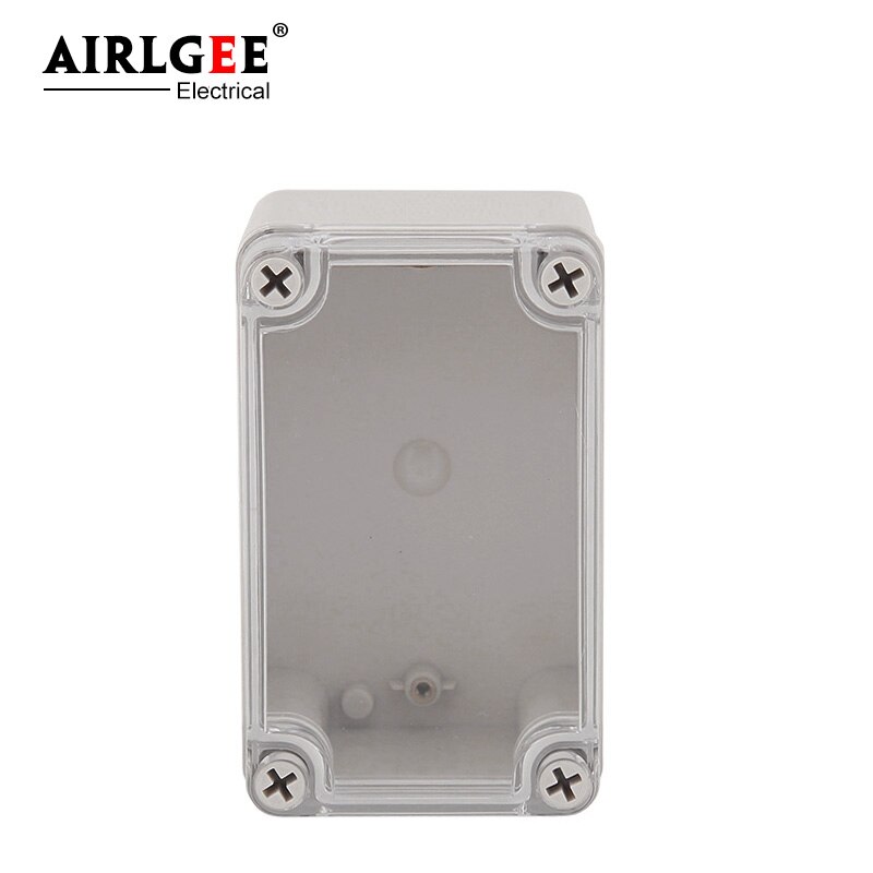 130*80*70mm outdoor plastic waterproof junction box PC transparent cover cable box seal security junction box