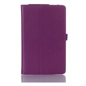 Funda Case For Samsung Galaxy Tab 3 lite 7.0 T110 T111 Tablet PU leather Stand Cover for Samsung Tab tab E 7.0 T113 T116 Coque: Purple