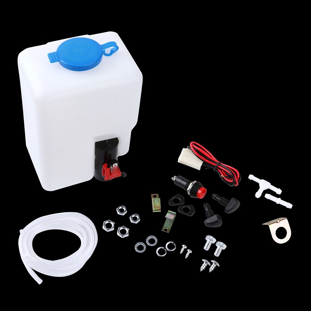 Franchise Water Pump Car Windshield Washer Reservoir Pump Bottle Kit 12V 100W High Pressure Electric Diaphragm Pump