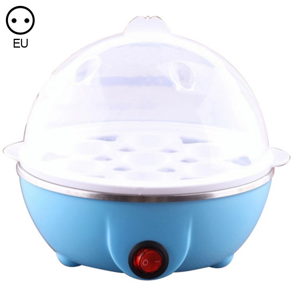 Egg Boiler Mini Digester 7 Egg Poacher For Steaming Cooking Boiling And Frying Kitchen Appliance Steam Cooker For Home Breakfast: Purple 