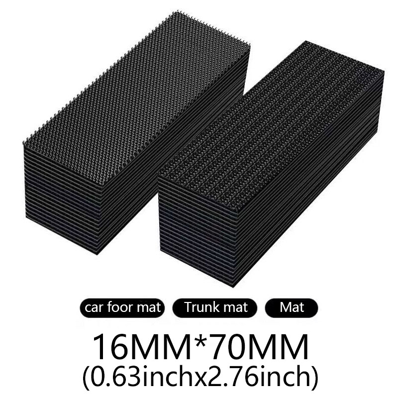 Auto Tapijt Pads Auto Plakband Dashboard Pad Naaien Dubbelzijdig Vaste Vloermatten Onzichtbare Tapes Auto Bevestigingsmiddelen Accessoires: 1 m2 / Rood