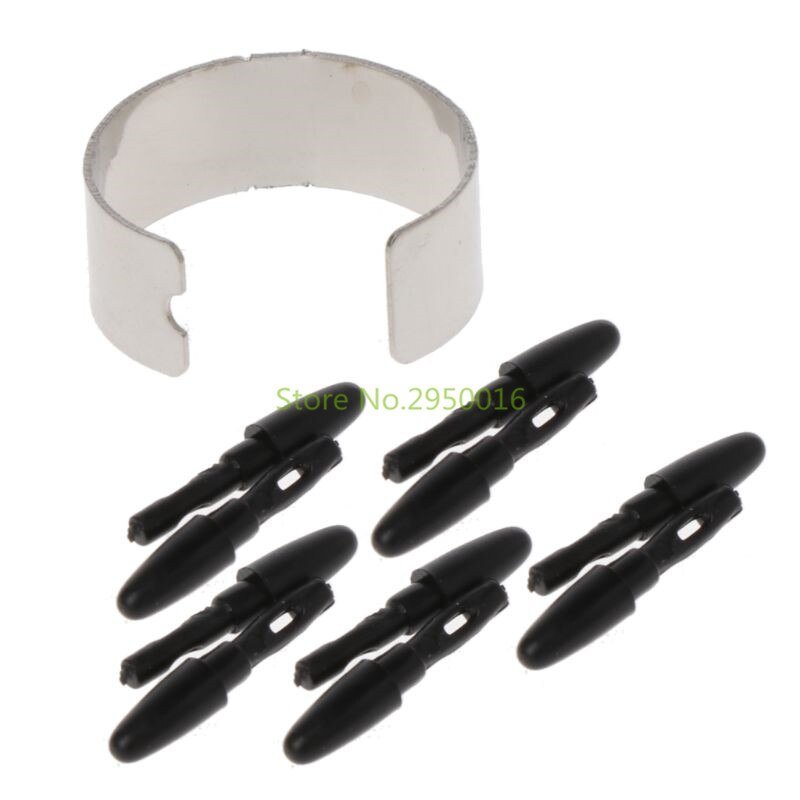 10Pcs Battery-free Passive Stylus Replacement Pen Nibs Pen Tips for XP-Pen HUION H640P VEIKK A30 A50 Stylus Pen C26