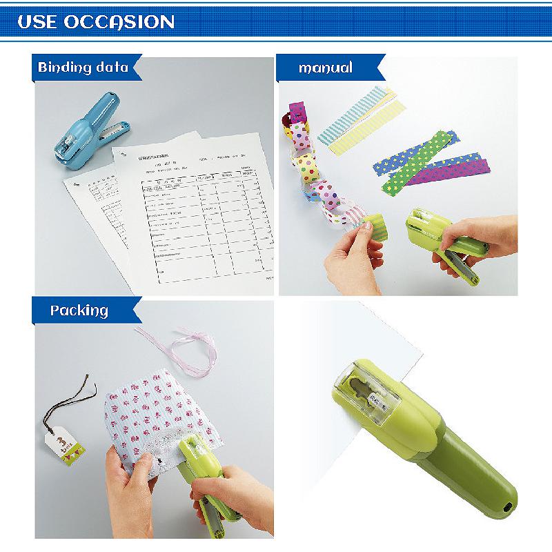 portátil grapa-libre de grapas grande discontinuas-menos sacagrapas Manual de papelería de oficina seguro ahorrar esfuerzos fácil de usar