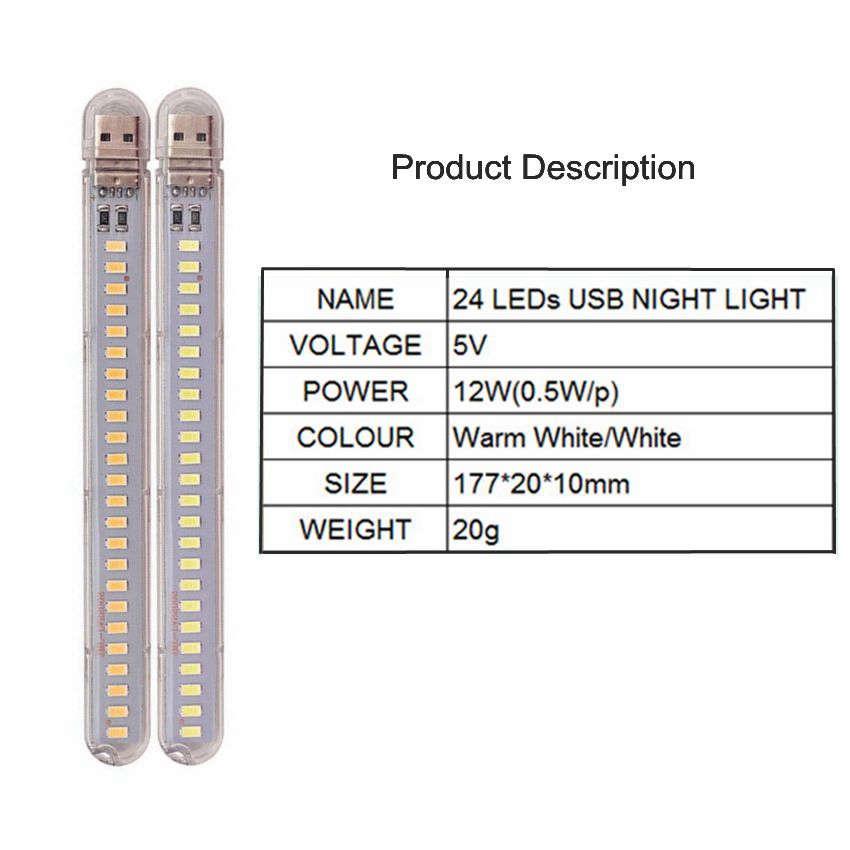 Mini 5v usb led natlys bærbar berøringssensor bordlampe bog læselommelygte natlys til powerbank laptop lampe